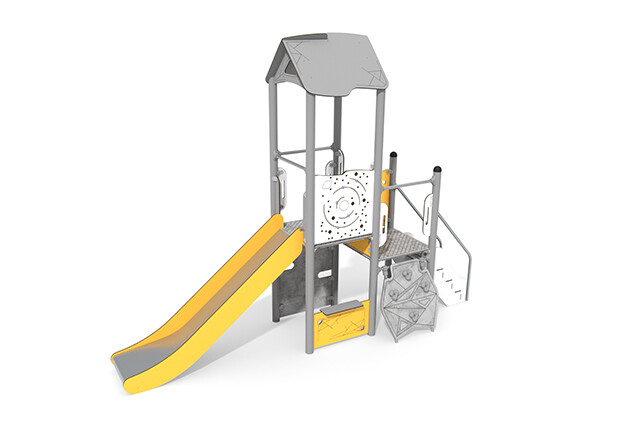 3D rendering af Leketårn - Active dobbelt tårn disk