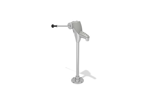 3D rendering af Vannlek - vannpumpe med håndtak