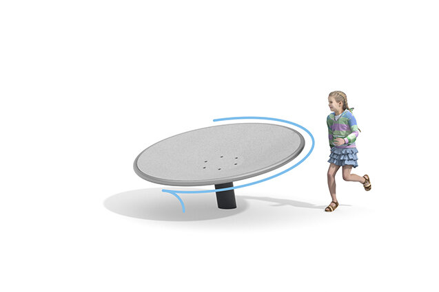 3D rendering af Karusell - Disc liten