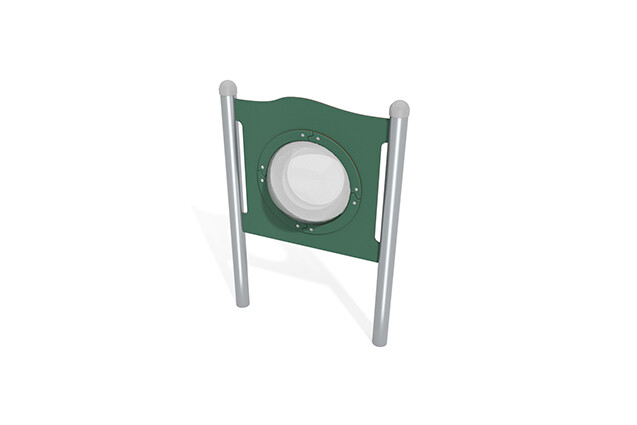 3D rendering af Aktivitetstavle - koøye/vindu grønn