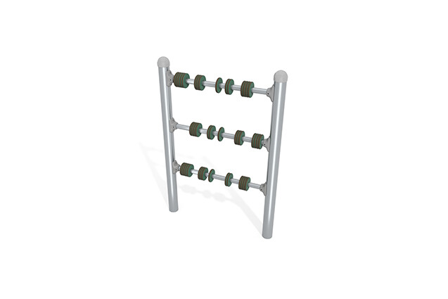 3D rendering af Aktivitetstavle - sanse- og læringstavle grønn