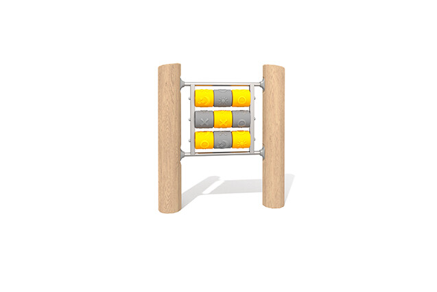3D rendering af Aktivitetstavle - spill tre på rad