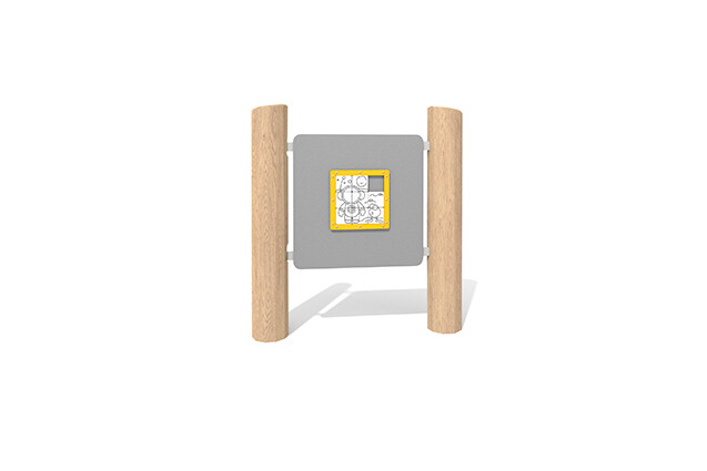 3D rendering af Aktivitetstavle - skyvepuslespill