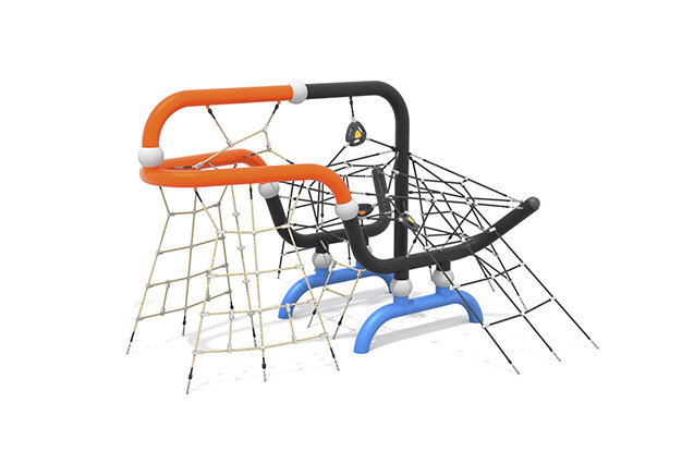 3D rendering af Klatreanlegg - Organiq tukan