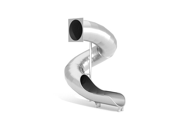 3D rendering af Sklie - spiral h 2,5 m