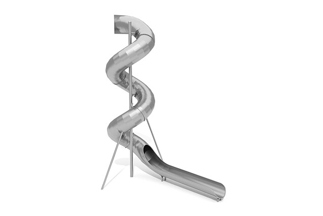 3D rendering af Sklie - spiral h 6,5 m