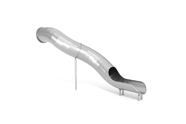 3D rendering af Sklie - rør bøyd h 2,4 m