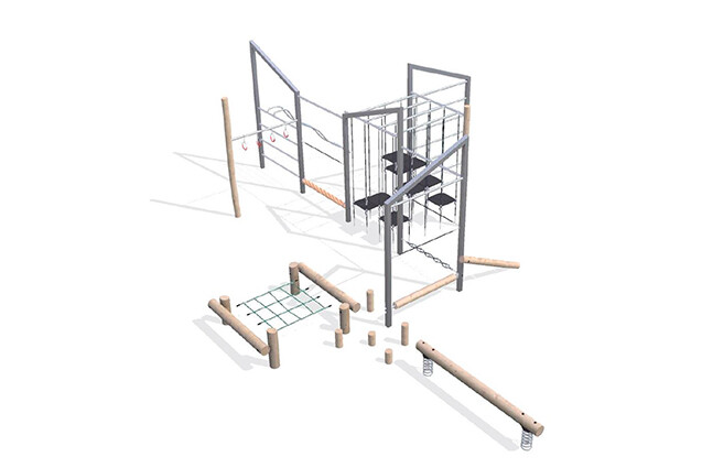 3D rendering af Hinderløype - Arthur pakke 8