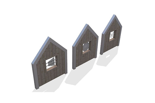 3D rendering af Lekehus - Arthur pakke 15