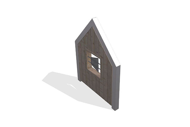 3D rendering af Lekehus - Arthur pakke 19