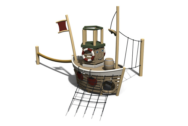 3D rendering af Spesialdesign - Sjarke båt