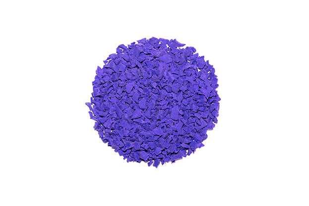 3D rendering af Fallunderlag - TPV-gummigranulat 25 kg RH21