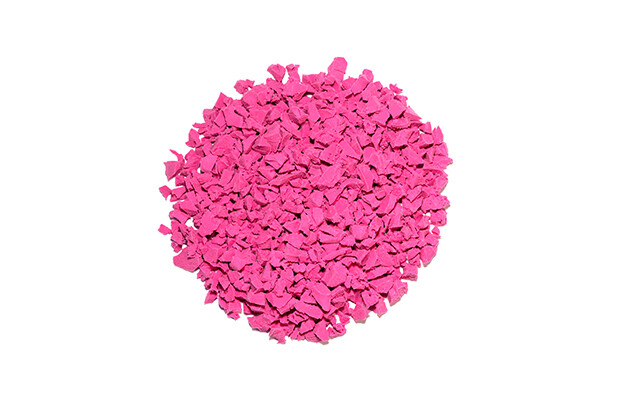 3D rendering af Fallmatte - TPV-gummigranulat 25 kg RH90
