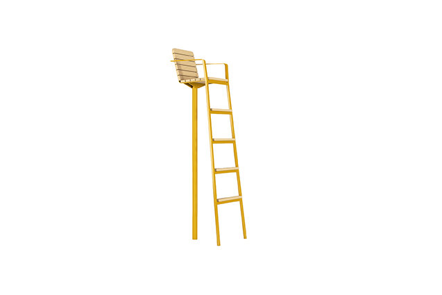 3D rendering af Utemøbel - Dommerstol