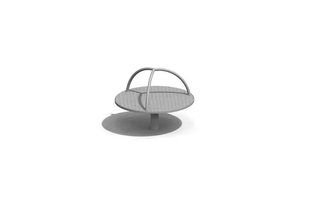 3D rendering af Karusell - sitte stål