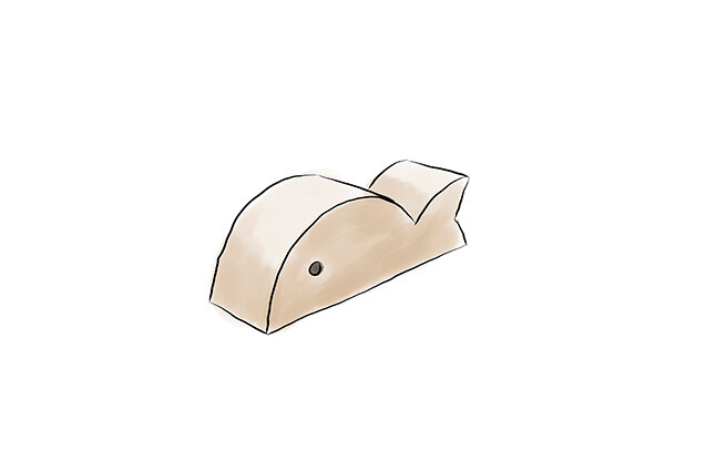 3D rendering af Lekeskulptur - fisk