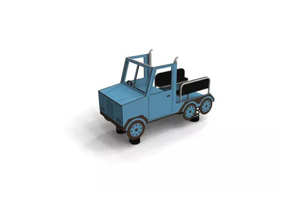3D rendering af Vippe - lastebil
