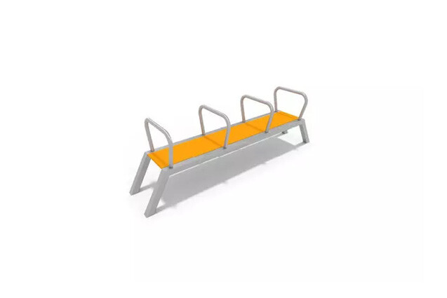 3D rendering af Trening - push-up benk
