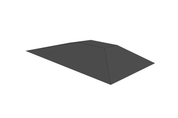 3D rendering af Skaterampe - Funbox pyramid 2