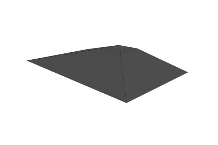 3D rendering af Skaterampe - Funbox pyramid 3