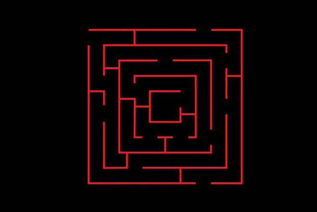 3D rendering af Termoplast - Labyrint firkantet
