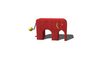Lekeskulptur - elefant m lyd