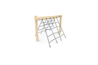 Hinderløype - stort dobbelt klatrenett