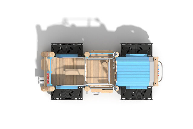 Monster truck i robinie