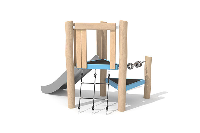 Leketårn - Robinia Scandic lite tårn med sklie