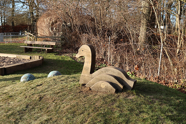 Foto af Lekeskulptur - svane