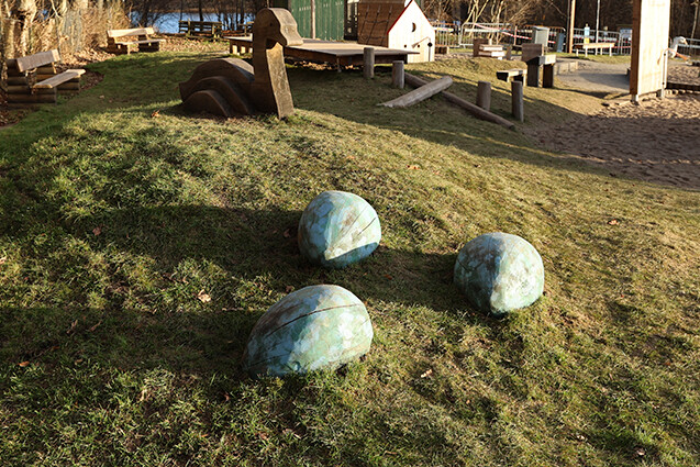 Foto af Lekeskulptur - Egg stor