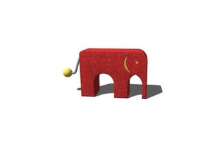 Lekeskulptur - elefant m lyd